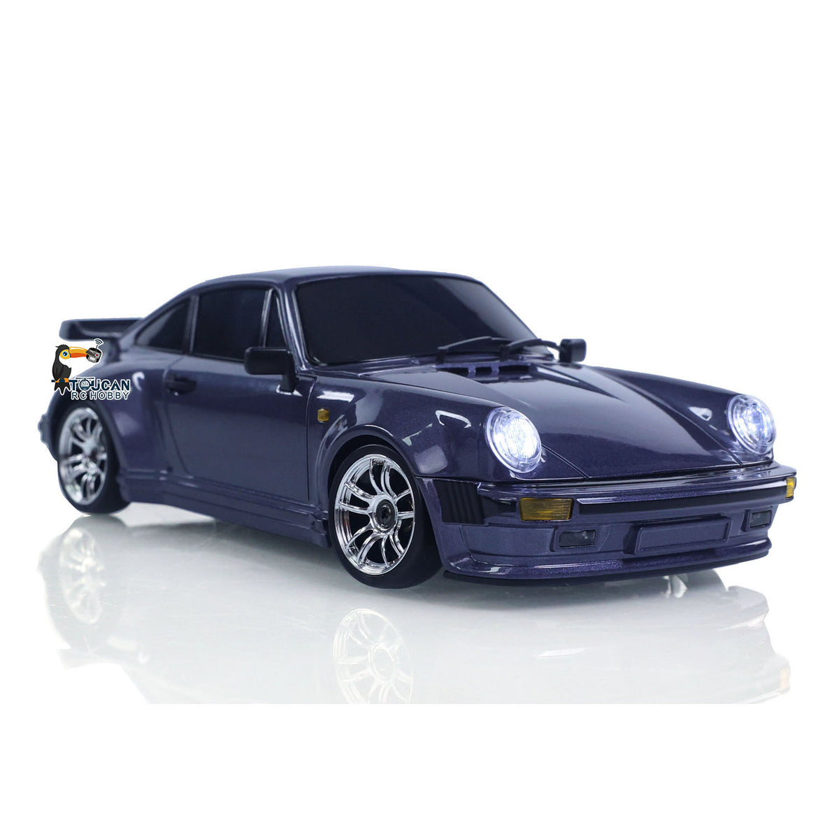 TOUCAN RC HOBBY LDRC LD1898 1:18 2.4G RC Drift Car 10KM/H 4*2 Radio Control Racing Vehicles 911 Gyroscope Metal Drive Shaft Light RTR Battery