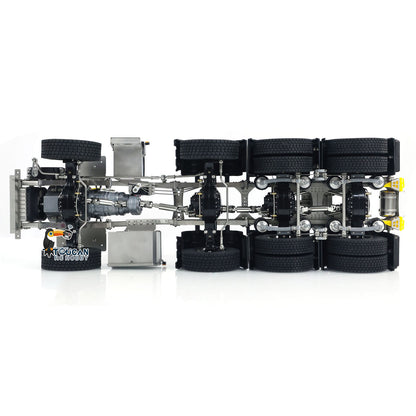 8x8 770 1/14 Metallchassis für RC Traktor LKW Modell 3-Gang-Getriebe Differentialsperre Achsen DIY Modell Motor