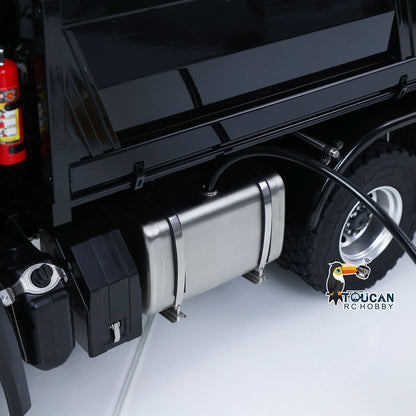 €80 OFF 11.11 BIG SALE MODO 6X6 Metal Chassis 3348 RC Hydraulic Dumper 1/14 Radio Controlled Tipper NO Lock Light Sound Radio Battery Construction Truck RTR