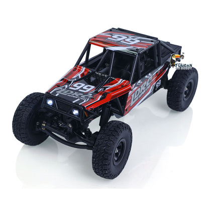 LDRC LD18499 1/18 2,4G RC Kletterauto 4*4 Ferngesteuertes Fahrzeug 280 Bürstenmotor ESC Ready to Go Batterie Servo USB Ladung