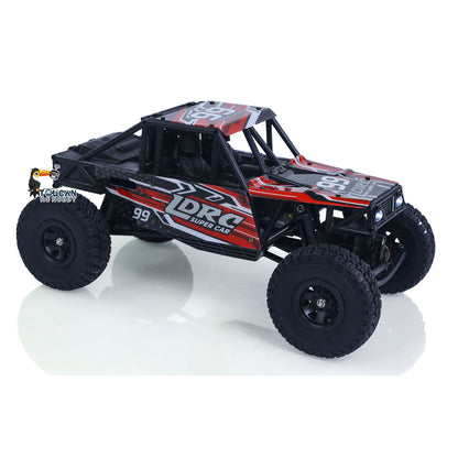 LDRC LD18499 1/18 2,4G RC Kletterauto 4*4 Ferngesteuertes Fahrzeug 280 Bürstenmotor ESC Ready to Go Batterie Servo USB Ladung