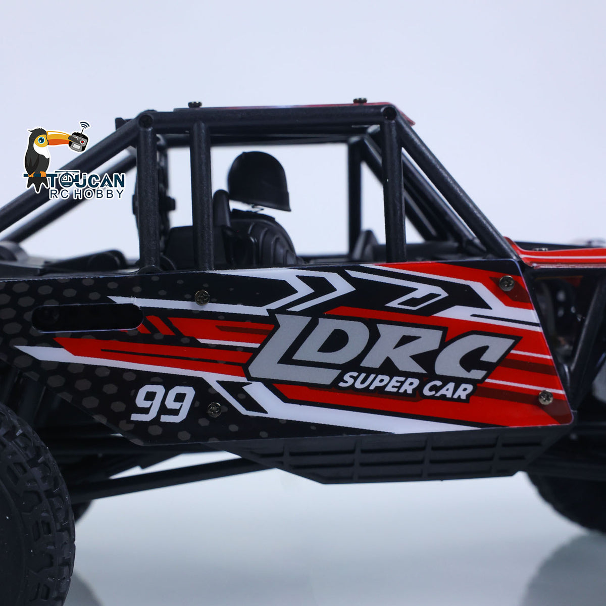 LDRC LD18499 1/18 2,4G RC Kletterauto 4*4 Ferngesteuertes Fahrzeug 280 Bürstenmotor ESC Ready to Go Batterie Servo USB Ladung