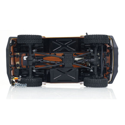 Hobby Plus 1/18 RTR RC Crawler Car 4WD Ferngesteuertes Geländewagenmodell mit Motor Servo ESC Licht 2-Gang-Getriebe