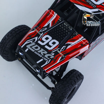 LDRC LD18499 1/18 2,4G RC Kletterauto 4*4 Ferngesteuertes Fahrzeug 280 Bürstenmotor ESC Ready to Go Batterie Servo USB Ladung