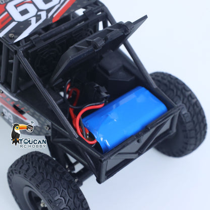 LDRC LD18499 1/18 2,4G RC Kletterauto 4*4 Ferngesteuertes Fahrzeug 280 Bürstenmotor ESC Ready to Go Batterie Servo USB Ladung