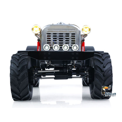 TOUCAN RC HOBBY MD 4WD 1/10 Metal RC Tractor MD009 Remote Control Off Road Car Dual Motor Winch Axles Diff Lock Radio Light System No Battery