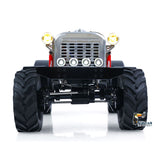 MD 4WD 1/10 Metal RC Tractor MD009 Remote Control Off Road Car Dual Motor Winch Axles Diff Lock Radio Light System No Battery