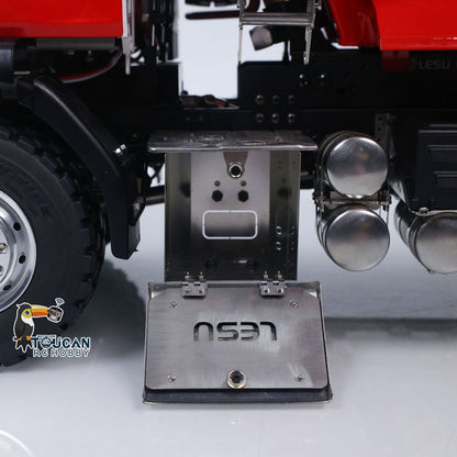 TOUCAN RC HOBBY LESU Z0032 1/14 Metal Hydraulic RC Dump Truck 2 Speed Transmission Differential Lock Axles Sound Light for Engineering Vehicle Enthusiast