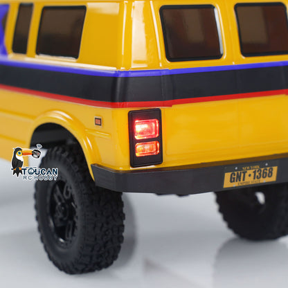 Hobby Plus 1/18 RTR RC Crawler Car 4WD Ferngesteuertes Geländewagenmodell mit Motor Servo ESC Licht 2-Gang-Getriebe
