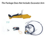 Toucanhobby C308 1/14 Metal RC Hydraulic Excavator Gripper Ripper Parts for Construction Digger Model DIY Accessories Enthusiasts