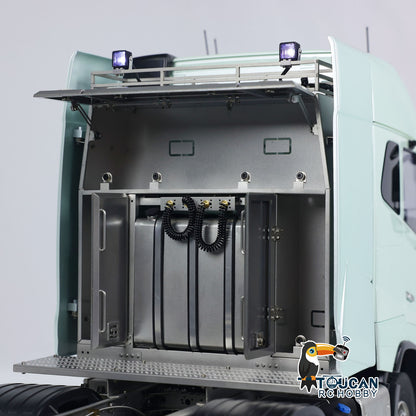 10x10 1/14 FH750 RC-LKW-Modell, ferngesteuertes Traktorauto, FH16, Metallchassis, RTR-LKW-Modell, montiert und lackiert