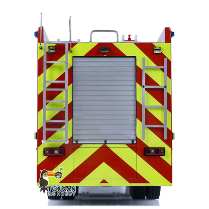 8x4 1/14 RC Feuerwehrauto, ferngesteuerte Sprinklerfahrzeuge, Geräusche, lackiert, zusammengebaut, DIY-Spielzeugauto, Geschenk für Erwachsene und Kinder 