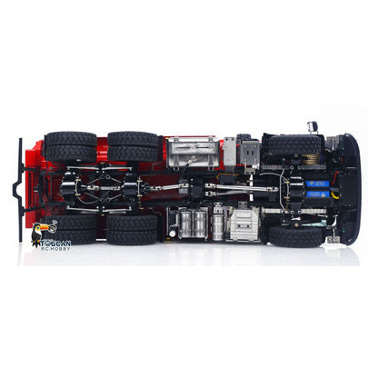 TOUCAN RC HOBBY LESU Z0032 1/14 Metal Hydraulic RC Dump Truck 2 Speed Transmission Differential Lock Axles Sound Light for Engineering Vehicle Enthusiast