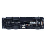 6x6 1/14 Hydraulic RC Dumper Car Metal Roll-Off Full Dump Truck Rear Axle Lifting with 3-speed Transmission Light Sound System