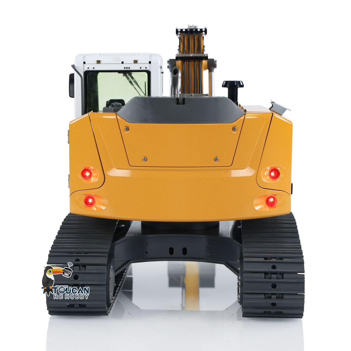 1/14 RC Hydraulic Excavator R920 JDM-208 Metal Remote Control Construction Vehicle Digger DIY Model Light Sound System