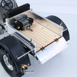 MD 4WD 1/10 Metal RC Tractor MD009 Remote Control Off Road Car Dual Motor Winch Axles Diff Lock Radio Light System No Battery