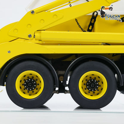 1/14 RC Hydraulischer Absetzkipper VL18U F2000 Metall-Schwingarm Beladenes Muldenkipper-Modell 4-Wege-Umkehrventil 2-Gang-Getriebe Ton Licht