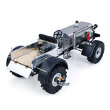 MD 4WD 1/10 Metal RC Tractor MD009 Remote Control Off Road Car Dual Motor Winch Axles Diff Lock Radio Light System No Battery