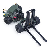 SFrog BM214 Metal 1/14 RC Hydraulic Mounted Forklift Remote Control Truck 5 Way Valves Scale Machinery Enthusiasts