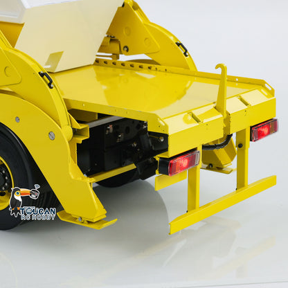 1/14 RC Hydraulischer Absetzkipper VL18U F2000 Metall-Schwingarm Beladenes Muldenkipper-Modell 4-Wege-Umkehrventil 2-Gang-Getriebe Ton Licht
