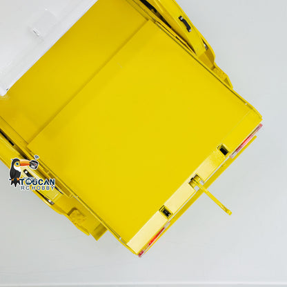 1/14 RC Hydraulischer Absetzkipper VL18U F2000 Metall-Schwingarm Beladenes Muldenkipper-Modell 4-Wege-Umkehrventil 2-Gang-Getriebe Ton Licht