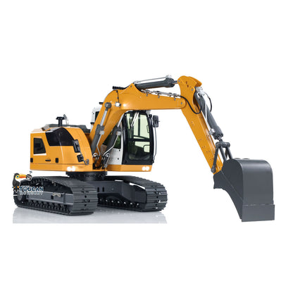 1/14 RC Hydraulic Excavator R920 JDM-208 Metal Remote Control Construction Vehicle Digger DIY Model Light Sound System