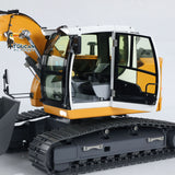 Free Fast Shipping 1/14 RC Hydraulic Excavator R920 JDM-208 Metal Remote Control Digger Model Sound Light Simulation Vehicle