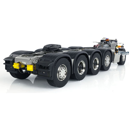 Metall 10x10 Chassis für 1/14 770 RC Traktor Lkw Modell 3-speed Getriebe Differential Sperre Achsen DIY Modell