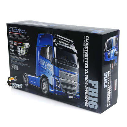 4x2 1/14 RC Sattelzugmaschine 56375 FH16 XL750 3-Gang-Fernbedienungsauto-Modellbausatz Unmontiert Lackiert Sound-Licht-System