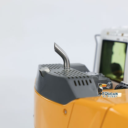 1/14 RC Hydraulic Excavator R920 JDM-208 Metal Remote Control Construction Vehicle Digger DIY Model Light Sound System
