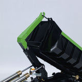 Fast Free Shipping Metal 6x6 1/14 Hydraulic RC Roll Off Dumper Truck Rear Axle Lifting Steering Car Construction Vehicle 3-speed