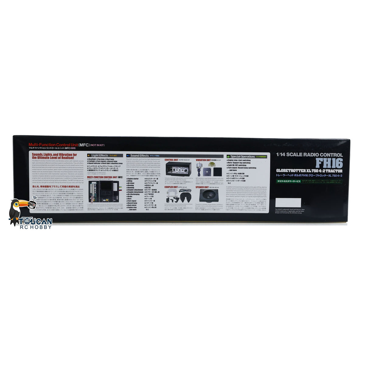 4x2 1/14 RC Sattelzugmaschine 56375 FH16 XL750 3-Gang-Fernbedienungsauto-Modellbausatz Unmontiert Lackiert Sound-Licht-System