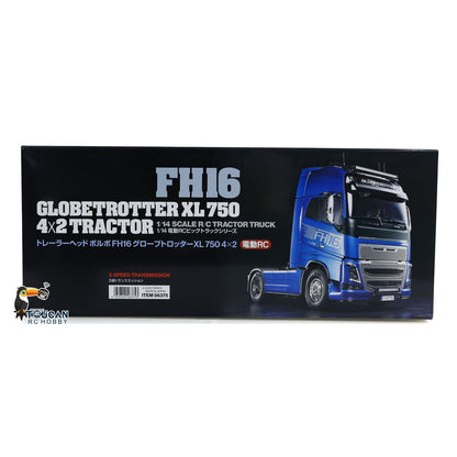 4x2 1/14 RC Sattelzugmaschine 56375 FH16 XL750 3-Gang-Fernbedienungsauto-Modellbausatz Unmontiert Lackiert Sound-Licht-System