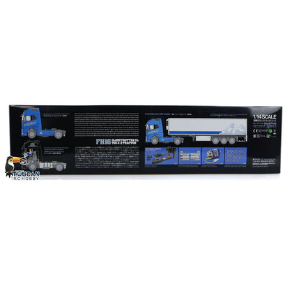 4x2 1/14 RC Sattelzugmaschine 56375 FH16 XL750 3-Gang-Fernbedienungsauto-Modellbausatz Unmontiert Lackiert Sound-Licht-System
