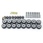 1Pair Metal Sprockets Driving Wheel Road Wheels Idler for HengLong 1/16 RC Battle Tank 3858 3859 German Panzer IV F F2 Military Armored Car Toy