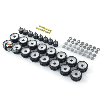 Metall-Laufräder für Heng Long 1/16 RC Panzer Deutscher Funkgesteuerter Panzer IV F 3858 IV F2 3859 Jadpanther 3869 Panther G 3879