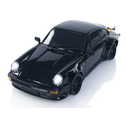 1/18 RC Drift Car LDRC A98 Fernbedienung Rennfahrzeuge Simulation 911 LED Licht Metallgehäuse RTR Batterie 9G Servo USB Ladung