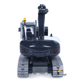 LESU Metal 1/14 Hydraulic 4 Arms RC Excavator MC15 Remote Control Digger Model 15MC 9 Ways Valve Dual Pumps Quick Coupler