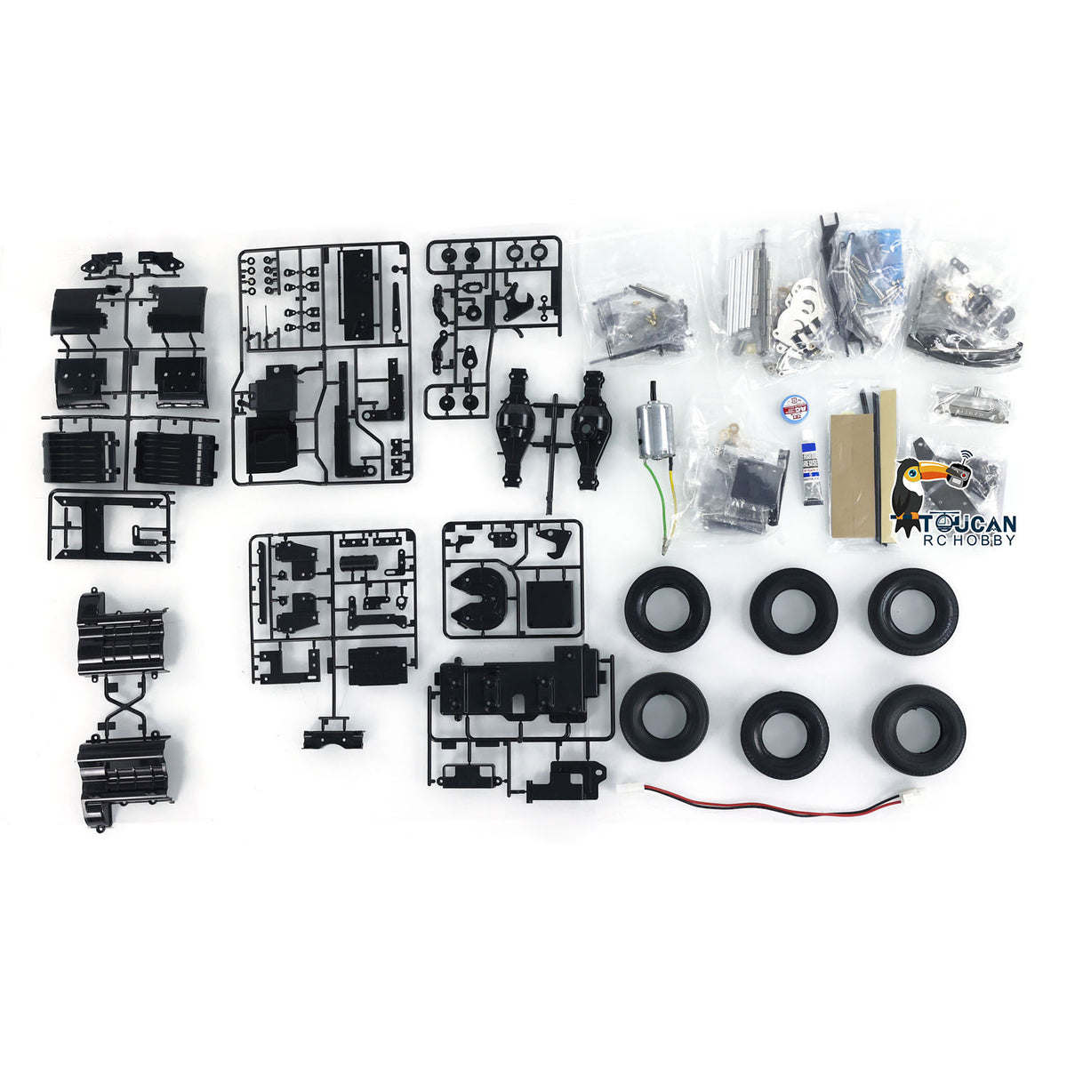 4x2 1/14 RC Sattelzugmaschine 56375 FH16 XL750 3-Gang-Fernbedienungsauto-Modellbausatz Unmontiert Lackiert Sound-Licht-System