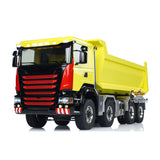 Toucanhobby G88 1/14 Metal 8x8 RC Hydraulic Roll On Off Dump Truck 3 Speed Transmission Differential Lock ST8 Controller for Construction Collectors