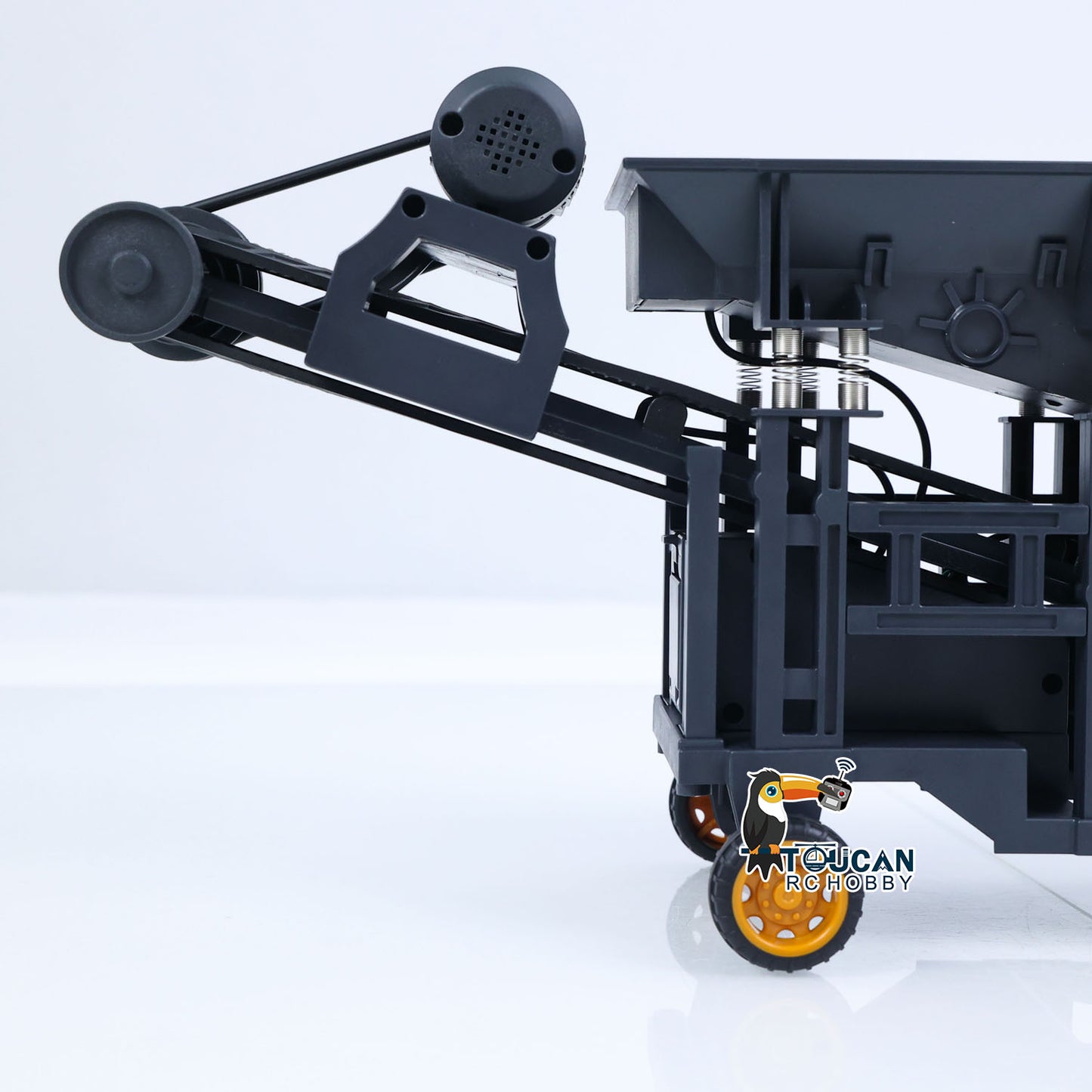 RTR 1/50 Electric Remote Control Vibrating Sand Sieve Machine RC Construction Vehicle Finished Model Battery USB Charging Cable