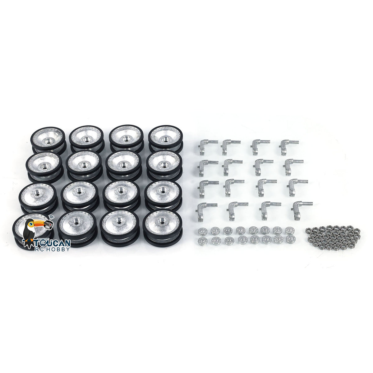 Metall-Laufräder für Heng Long 1/16 RC Panzer Deutscher Funkgesteuerter Panzer IV F 3858 IV F2 3859 Jadpanther 3869 Panther G 3879
