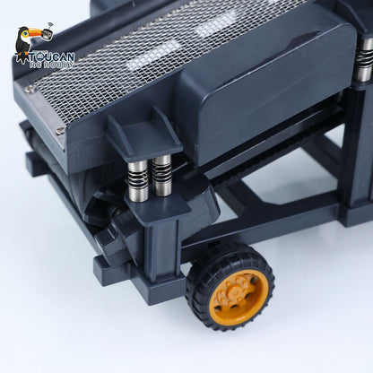 RTR 1/50 Electric Remote Control Vibrating Sand Sieve Machine RC Construction Vehicle Finished Model Battery USB Charging Cable