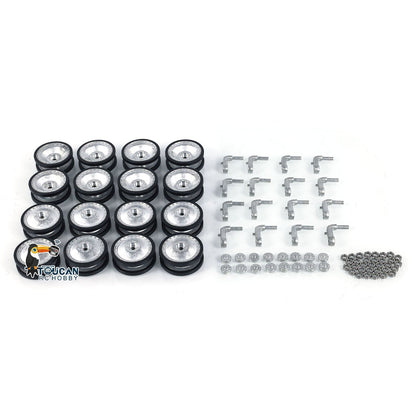 IN Stock 1Pair Metal Sprockets Road Wheels Driving Wheel Idlers for HengLong 1/16 RC Battle Tank 3869 3879 German Panther G Jadpanther Military Armored Car