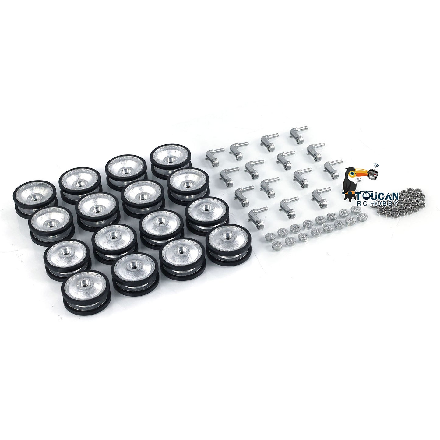Metall-Laufräder für Heng Long 1/16 RC Panzer Deutscher Funkgesteuerter Panzer IV F 3858 IV F2 3859 Jadpanther 3869 Panther G 3879