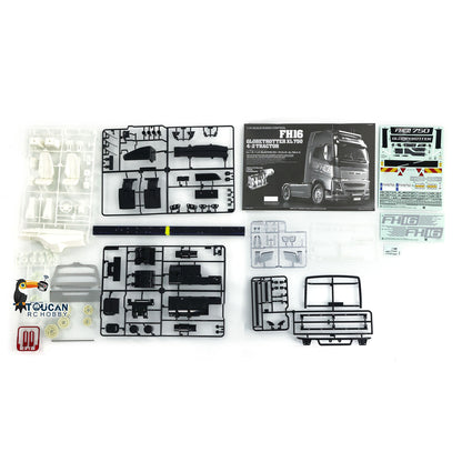 4x2 1/14 RC Sattelzugmaschine 56375 FH16 XL750 3-Gang-Fernbedienungsauto-Modellbausatz Unmontiert Lackiert Sound-Licht-System