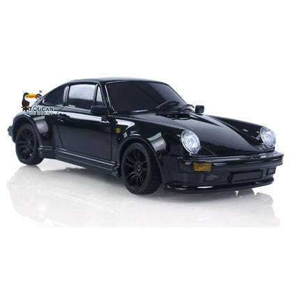 1/18 RC Drift Car LDRC A98 Fernbedienung Rennfahrzeuge Simulation 911 LED Licht Metallgehäuse RTR Batterie 9G Servo USB Ladung