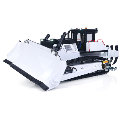TOUCAN RC HOBBY D155AX Metal 1/12 RC Hydraulic Bulldozer Remote Control Heavy Machine 7 Way Reversing Valve for Hobbyists