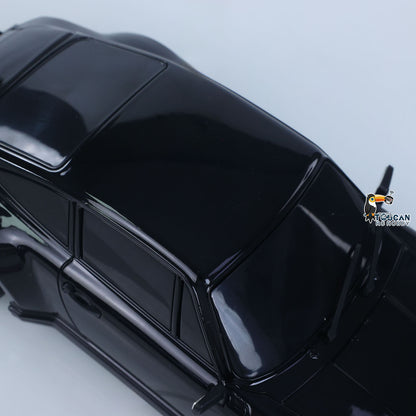1/18 RC Drift Car LDRC A98 Fernbedienung Rennfahrzeuge Simulation 911 LED Licht Metallgehäuse RTR Batterie 9G Servo USB Ladung
