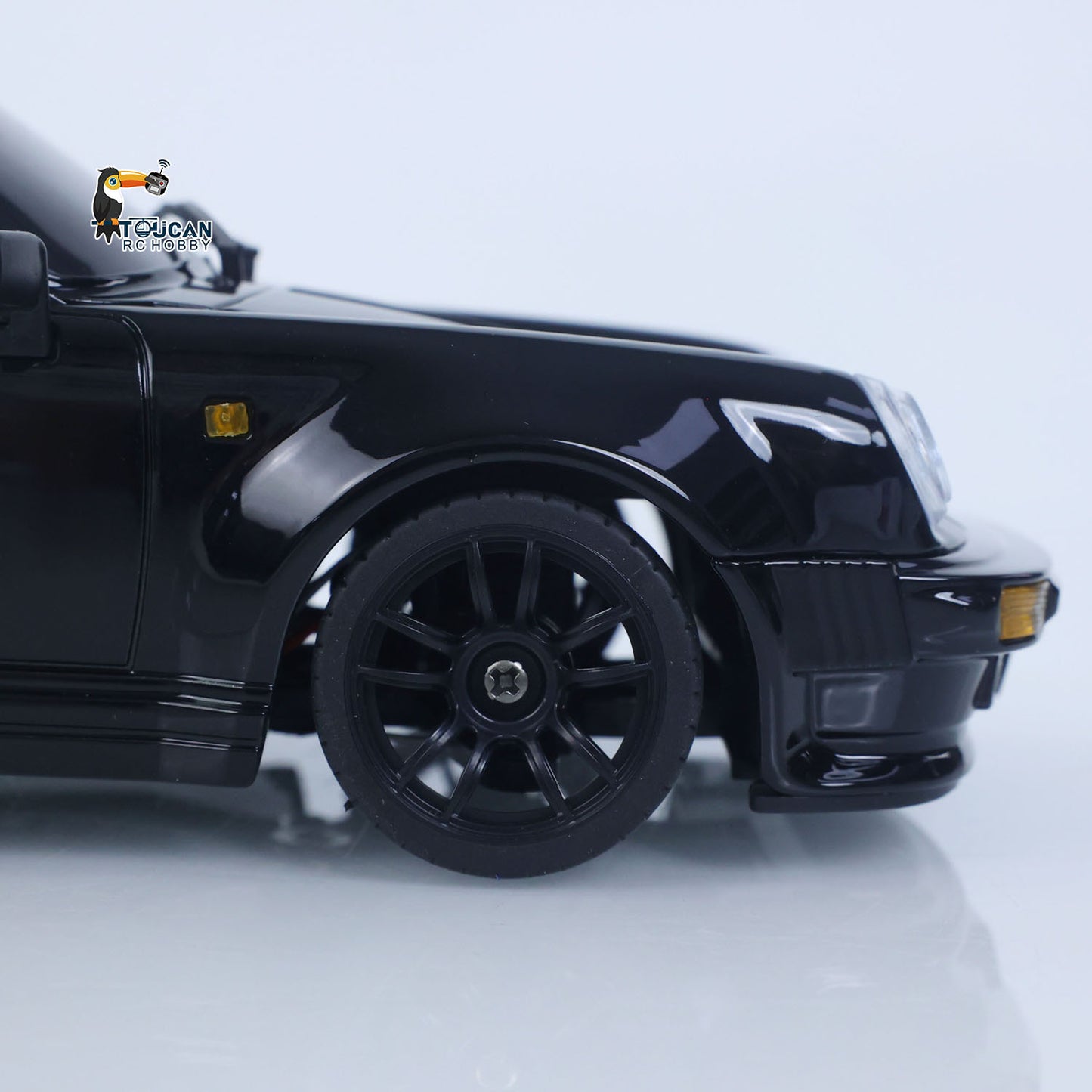 1/18 RC Drift Car LDRC A98 Fernbedienung Rennfahrzeuge Simulation 911 LED Licht Metallgehäuse RTR Batterie 9G Servo USB Ladung